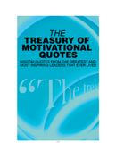 The Treasury Of Motivational Quotes