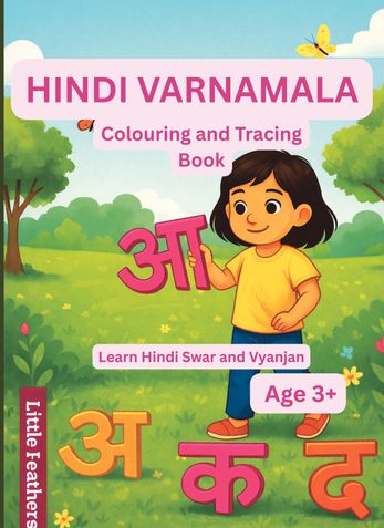 HINDI VARNAMALA-TRACING AND COLORING BOOK