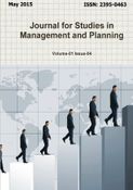 Journal for Studies in Management and Planning, May 2015 Part-2