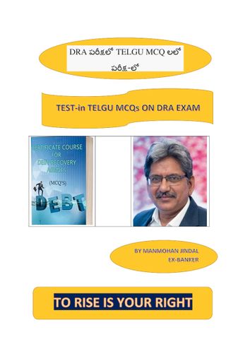 TEST-in TELGU MCQs ON DRA EXAM