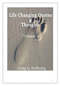 Life Changing Quotes & Thoughts (Volume 11)
