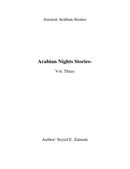 Arabian Nights Stories- Vol. Three