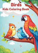 Birds Kids coloring book