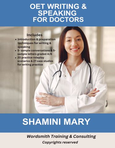 OET WRITING & SPEAKING FOR DOCTORS