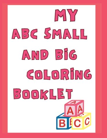 MY ABC SMALL AND BIG COLORING BOOKLET