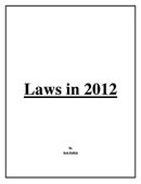 Laws in 2012