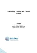 Criminology penology and forensic science