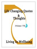 Life Changing Quotes & Thoughts (Volume 178)