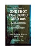 IGNOU MED-008: GLOBALIZATION AND ENVIRONMENT