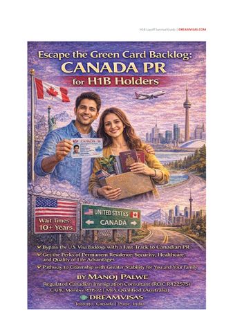 THE H1B LAYOFF SURVIVAL GUIDE