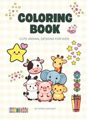 Coloring Book: Cute Animal Designs for Kids