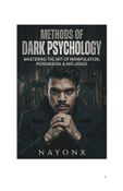 NayonX - Methods of Dark Psychology