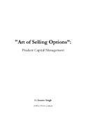 The Art of Selling Options
