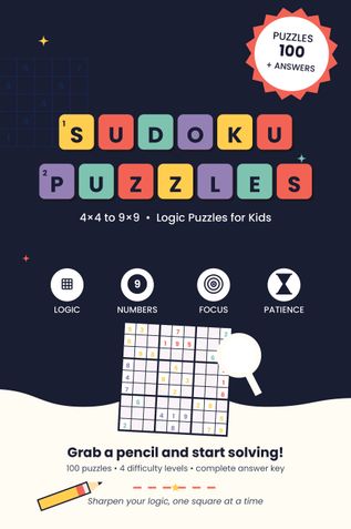 100 Sudoku Puzzles for Kids
