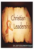 CONCEPT OF CHRISTIAN LEADERSHIP IN THE CHURCH