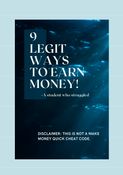9 Legit ways to Earn Money!