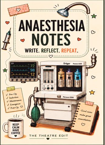 The Theatre Edit: Anaesthesia notebook