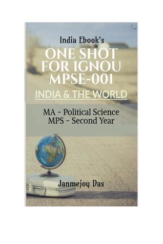 IGNOU MPSE-001: INDIA AND THE WORLD