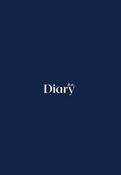 Dear Diary - Ruled (Navy Blue Hard cover)