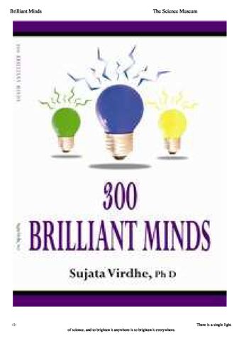 300 Brilliant Minds