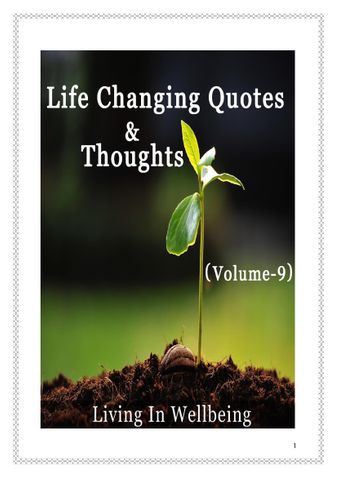 Life Changing Quotes & Thoughts (Volume 9)