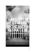 Transcript of the ICT Verdict on the Sheikh Hasina Case