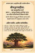 Śrīmad Bhagavad Gita (Hindi): A Practical Path for Life Volume 1 — Fundamental Principles (Introductory Stage)