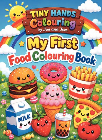 Tiny Hands Colouring: My First Food Colouring Book