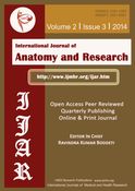 International Journal of Anatomy and Research | Volume 2 | Issue 3 | 2014  (Black & White)