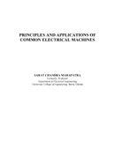 Principles and Applications of Common Electrical Machines