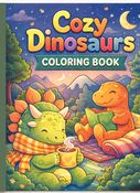 Cozy Dinosaurs coloring book