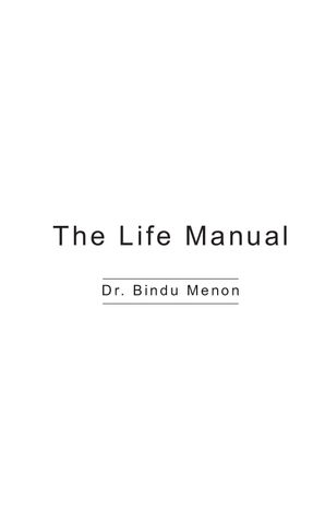 Finding Tranquility -The Life Manual