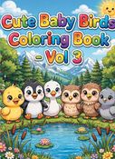 The Cute Bird Coloring Book - Volume 3