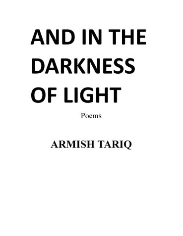 And in the Darkness of Light