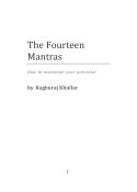 The Fourteen Mantras