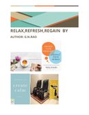 RELAX,REFRESH AND REGAIN
