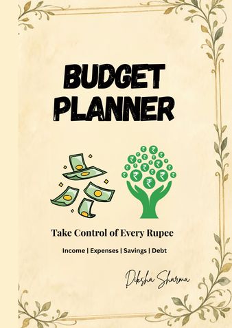 Monthly Budget Planner 2026 - Simple Income, Expenses and Savings Tracker