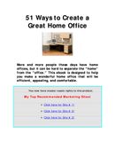 51 ways to create a great home office