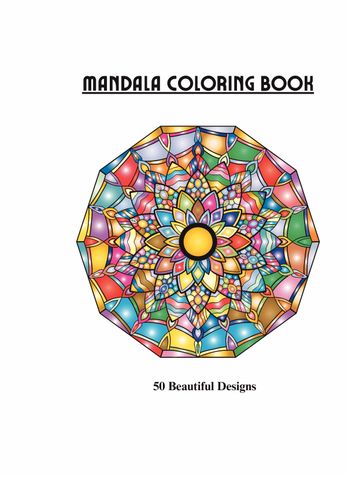 Mandala coloring book