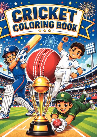 Cricket Coloring book