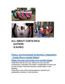 ALL ABOUT COSTA RICA