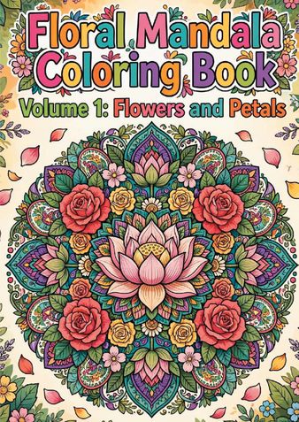 Floral Mandala Magic: 30 Beautiful Flower Mandalas