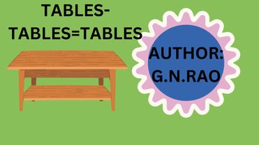 TABLES-TABLES-TABLES