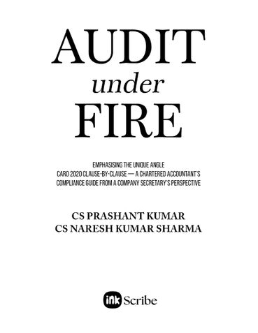 AUDIT UNDER FIRE