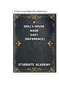 A Doll’s House Made Easy (Reference)