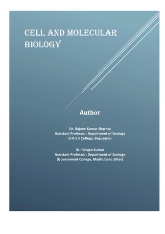 Cell and molecular biology