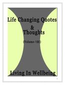 Life Changing Quotes & Thoughts (Volume 188)