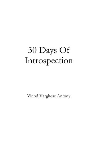 30 Days of Introspection