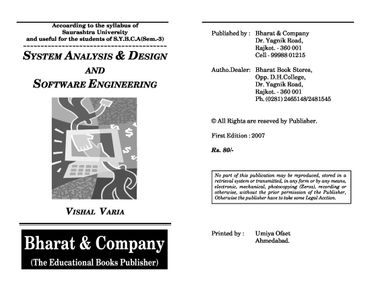 System Analysis and Design (SAD)