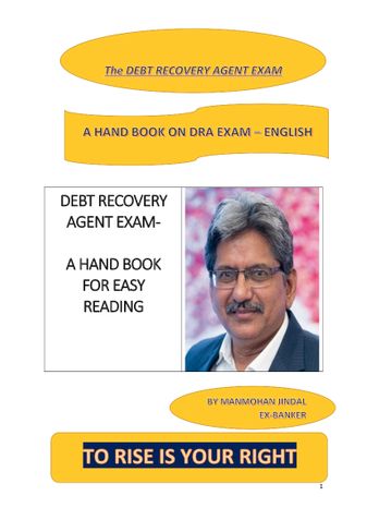 A HANDBOOK ON DRA EXAM - ENGLISH